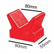 POLY V BLOCK RED