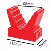 POLY V BLOCK RED